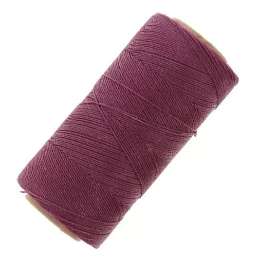 Bobina de hilo encerado Linhasita para micro macramé 0,5 mm - Violine (368) x335m
