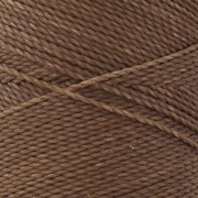 Bobina de hilo encerado Linhasita para micro macramé 1 mm - Marrón caramelo (362) x168m