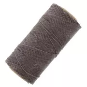 Bobina de hilo encerado Linhasita para micro macramé 1 mm - Marrón chocolate (583) x168m