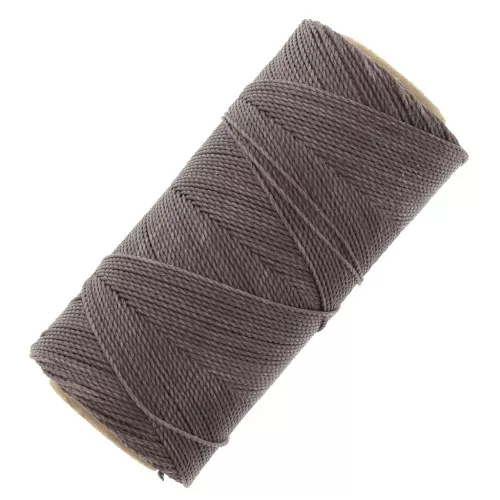 Bobina de hilo encerado Linhasita para micro macramé 1 mm - Marrón chocolate (583) x168m