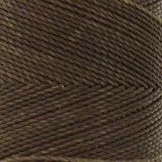 Bobina de hilo encerado Linhasita para micro macramé 1 mm - Caqui oscuro (844) x168m