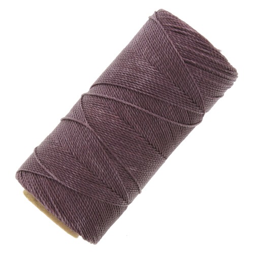 Bobina de hilo encerado Linhasita para micro macramé 1 mm - Morado Sangría (287) x168m