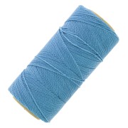 Bobina de hilo encerado Linhasita para micro macramé 1 mm - Azul cielo (721) x168m