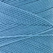 Bobina de hilo encerado Linhasita para micro macramé 1 mm - Azul cielo (721) x168m