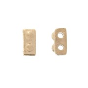 Cymbal Bead Substitute Cuenta de metal Half Tila 5x2.6x2. mm Ornos Dorado Rosax1|raw }}