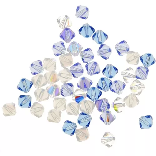 Mix de Toupies en cristal PureCrystal 5328 4 mm Invierno x50