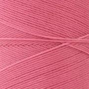 Bobina de hilo encerado Linhasita para micro macramé 0,75 mm - Rosa Caramelo (629) x228m
