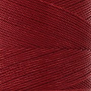 Bobina de hilo encerado Linhasita para micromacramé 0,75 mm - Rojo oscuro (44) x228m