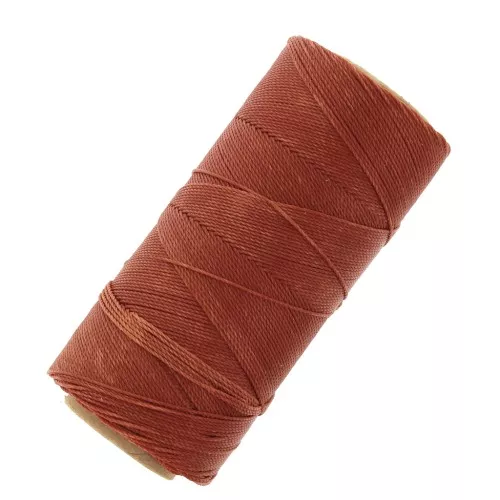 Bobina de hilo encerado Linhasita para micro macramé 0,75 mm - Canela (234) x228m