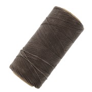Bobina de hilo encerado Linhasita para micro macramé 0,75mm Marrón chocolate (583) x228m|raw }}