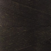 Bobina de hilo encerado Linhasita para micro macramé 0,75 mm - Marrón oscuro (205) x228m
