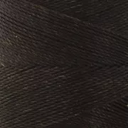 Bobina de hilo encerado Linhasita para micro macramé 0,75 mm - Marrón oscuro (205) x228m