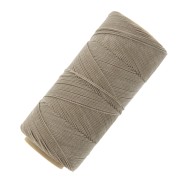 Bobina de hilo encerado Linhasita para micro macramé 0,75 mm - Greige (04) x228m