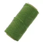 Bobina de hilo encerado Linhasita para micromacramé 0,75 mm - Verde hierba (352) x228m