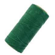Bobina de hilo encerado Linhasita para micro macramé 0,75 mm - Verde oscuro (87) x228m