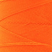 Bobina de hilo encerado Linhasita para micromacramé 0,75 mm - Naranja fluorescente (393) x228m