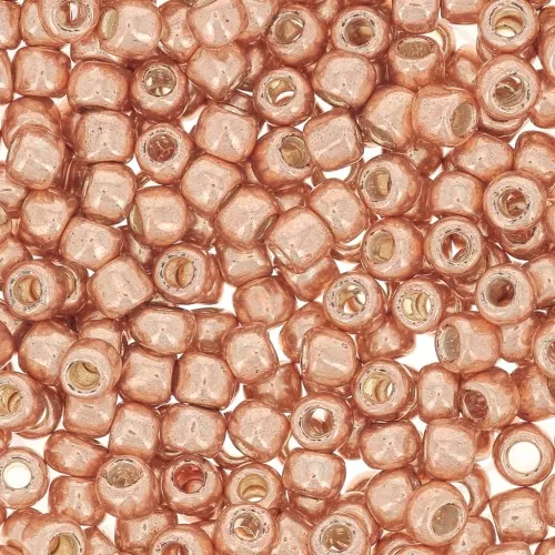 Rocalla Toho 8/0 TO8R0551 - PF Galvanized Rosa Gold x8g