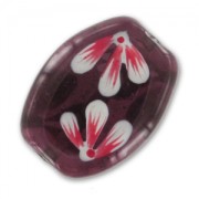 Oliva plana 22x18 mm Amethyst x1