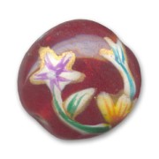 Bombeada adorno flor 15 mm Red x1|raw }}