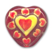 Corazón 19 mm Red x1