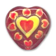 Corazón 19 mm Red x1