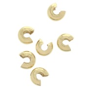 Tapachafas 4.5 mm - Chapado de oro 3 microns x4|raw }}