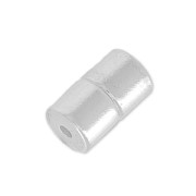 Cierre magnético 7x4 mm rodiado x1