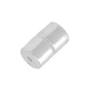 Cierre magnético 7x4 mm rodiado x1