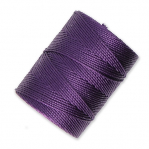 Hilo C-Lon Beading Cord 0,50 mm Purple x84m