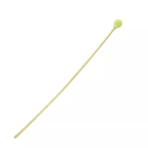 Bastones cabeza alfiler bola de resina epoxi 2 mm - 40x0.6 mm - Dorado - Amarillo x1