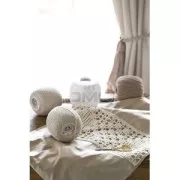 Babylo de DMC para labores crochet y ganchillo 30 DMC de algodón Blanco x 1000 m