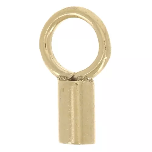 Extremo del cordón 1,2 mm - Gold Filled (oro laminado) x2