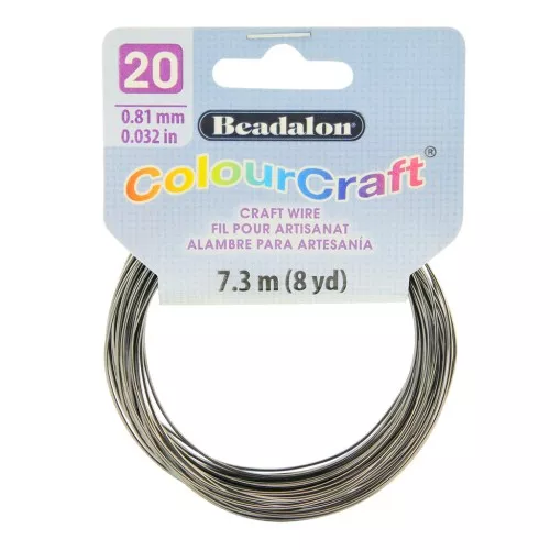 Hilo de cobre redondo ColourCraft Wire 0.81 mm - Gunmetal x7.3 m