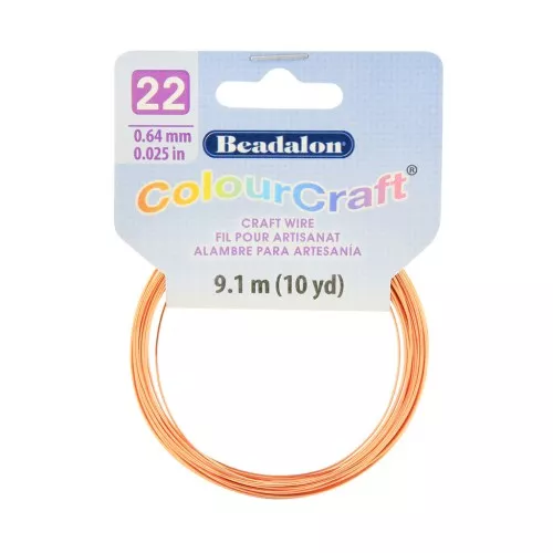 Hilo de cobre redondo Color Craft Wire 0.64 mm antimanchas - Natural x9.1 m