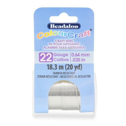 Hilo de cobre redondo ColourCraft Wire 0.64 mm - de Plataé antiempañamiento x18.3 m