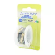 Alambre Artístico Multicolor 1 mm - Plateado - Dorado - Negro x1,8m