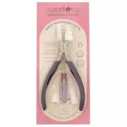 Pinza con terminales de nilón intercambiables et tournevis pour former le fil x1