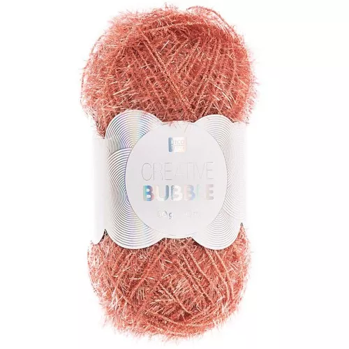 Creative Bubble - Hilo para ganchillo DIY estropajo esponja tawashi Arcilla x50g