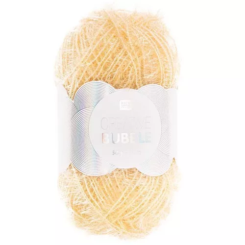 Creative Bubble -  Hilo para ganchillo DIY estropajo esponja tawashi Vanilla x50g