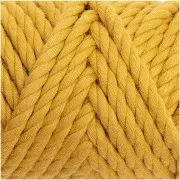 Bobina cuerda algodón para macramé 4mm -Creative Cotton Cord - Color Mostaza x 25m
