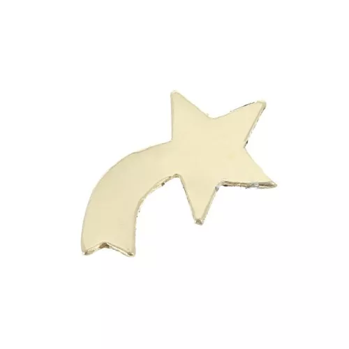 Accesorios forma estrella fugaz para pegar 12 mm de Gold filled x1