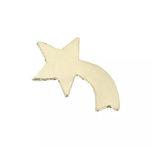 Accesorios forma estrella fugaz para pegar 12 mm de Gold filled x1