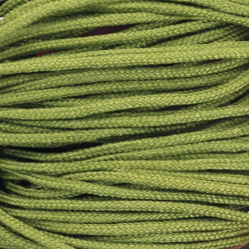 Hilo de jade / Hilo de nailon trenzado 0,8 mm - Verde oliva x2,9m