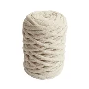 Bobina de cordón 4mm algodón reciclado para macramé DMC Eco Vita 12 - Ecru x55m