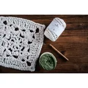 Bobina de cordón 4mm algodón reciclado para macramé DMC Eco Vita 12 - Kaki x55m