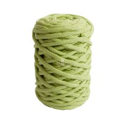 Bobina de cordón 4mm algodón reciclado para macramé DMC Eco Vita Verde Claro x55m