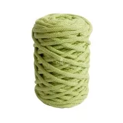 Bobina de cordón 4mm algodón reciclado para macramé DMC Eco Vita Verde Claro x55m