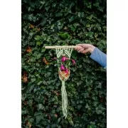 Bobina de cordón 4mm algodón reciclado para macramé DMC Eco Vita Verde Claro x55m