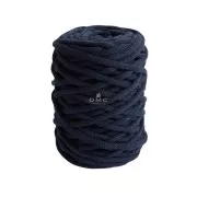 Bobina de cordón 4mm algodón reciclado para macramé DMC Eco Vita Azul Marino x55m