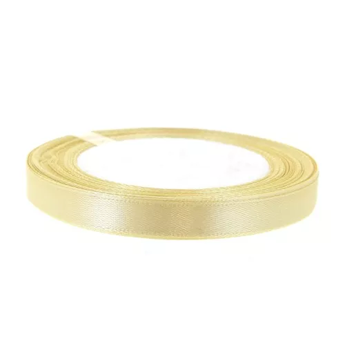 Cinta de Satén 10 mm Crema x 20 m